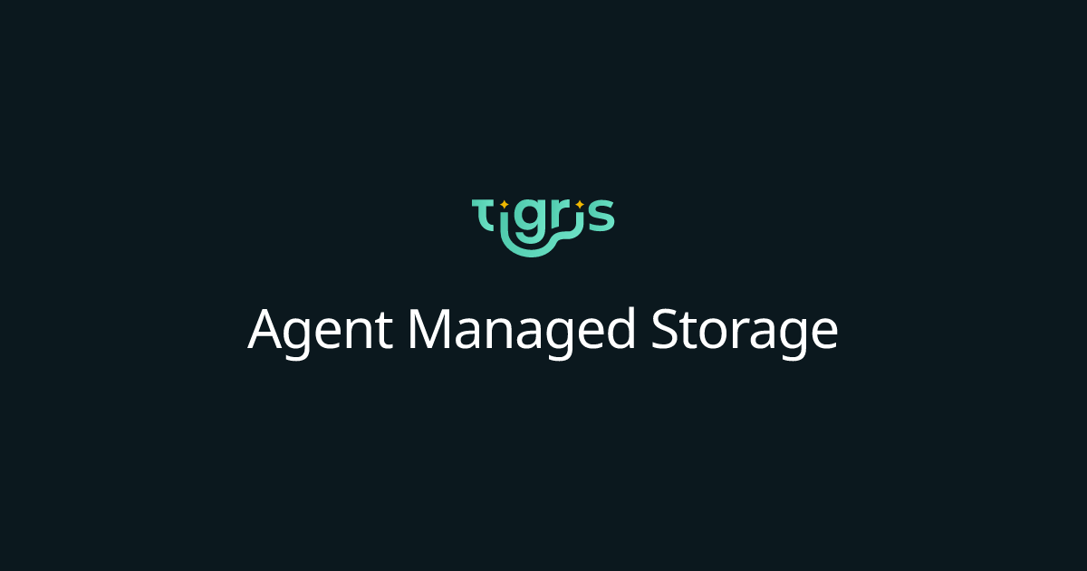 Agent Managed Storage | Tigris Object Storage Documentation