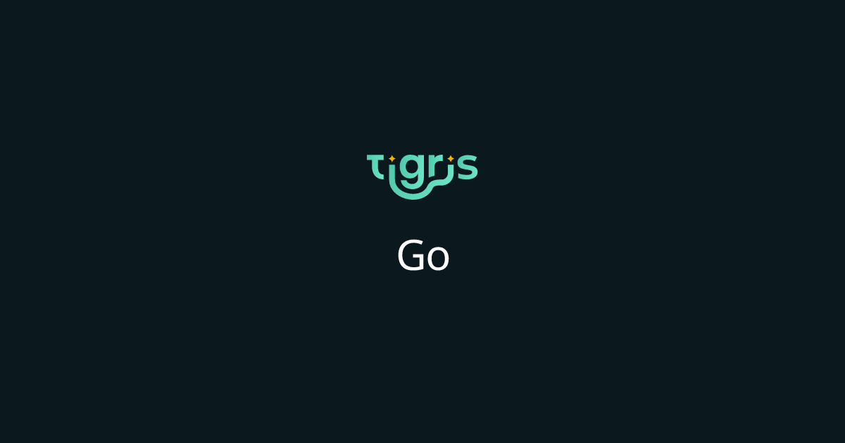Go | Tigris Object Storage Documentation
