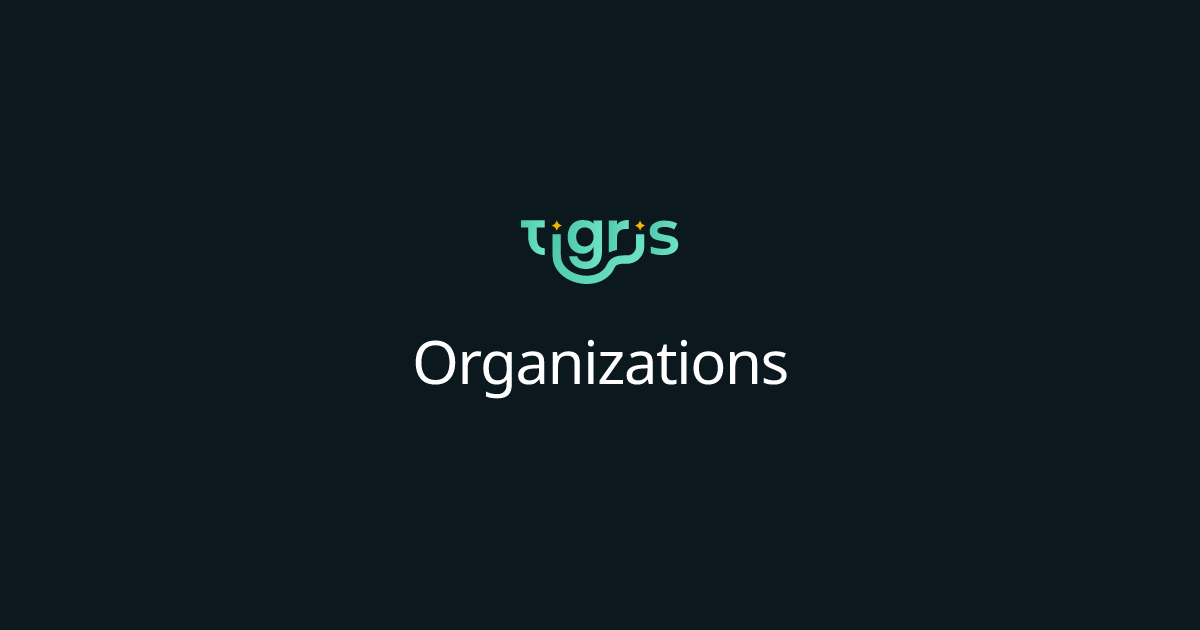 Organizations | Tigris Object Storage Documentation